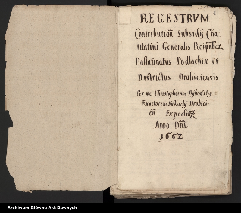 Obraz 3 z jednostki "Rejestry pogłównego generalnego woj. podlaskiego i rawskiego."