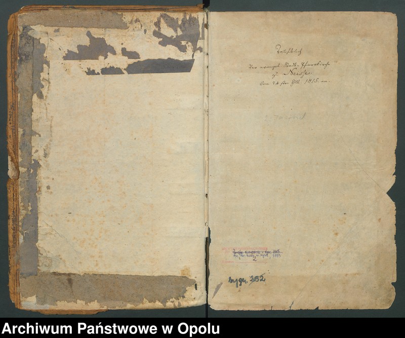 image.from.unit "Tauf-Register der evangelischen Stadtpfarrkirche zu Neisse pro 1815 bis 1844"