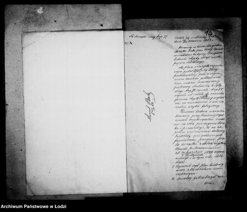 Obraz 12 z jednostki "Akta w przedmiocie pożyczki bankowej Wolfa Zanda"