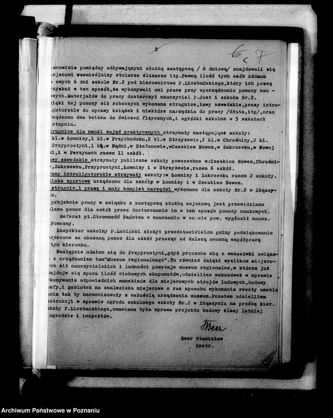 Obraz 10 z jednostki "[Sprawozdania z kursów wyrobu pomocy naukowych na terenie okręgu poznańskiego]"