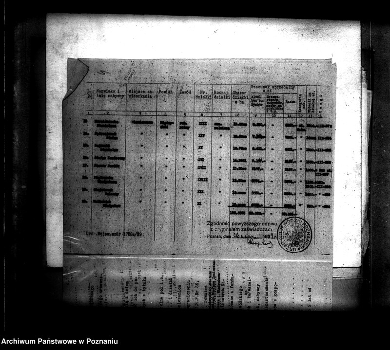 Obraz 8 z jednostki "Majątek Niemierzewo, Lubosz powiatu międzychodzkiego parcelacja"
