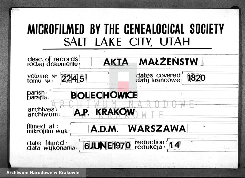 image.from.unit.number "Księga zapowiedzi i małżeństw"