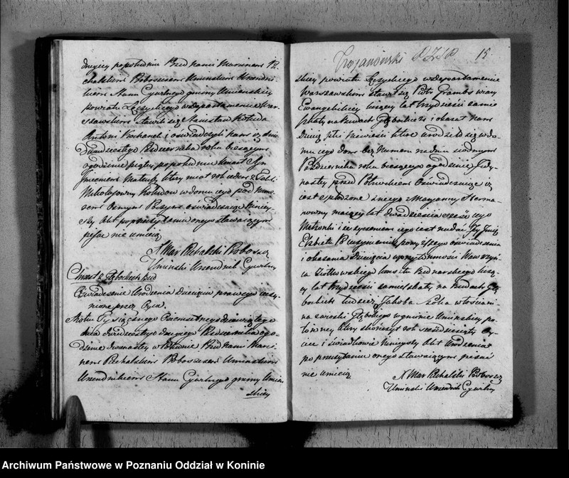 Obraz 17 z jednostki "Akta urodzonych, zaślubionych, zmarłych"