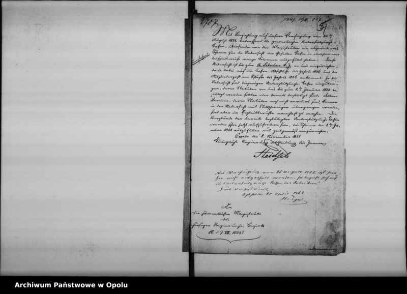 Obraz 7 z jednostki "Acta des Magistrats zu Oppeln betreffend die Hierorts vorhandenen gewerblichen Unterstützungs Kassen Vol. I"