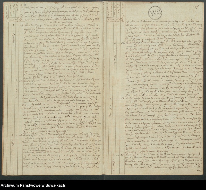 image.from.unit.number "Akta zeszłych gminy puńskiey od 1-go stycznia do dnia ostatniego grudnia 1812 roku."