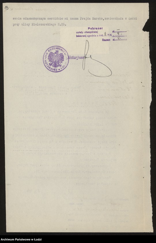 Obraz 15 z jednostki "Abram Berliner, Hinda Kinekowa- Bazar Krawiecki Berlinek i Kinek"