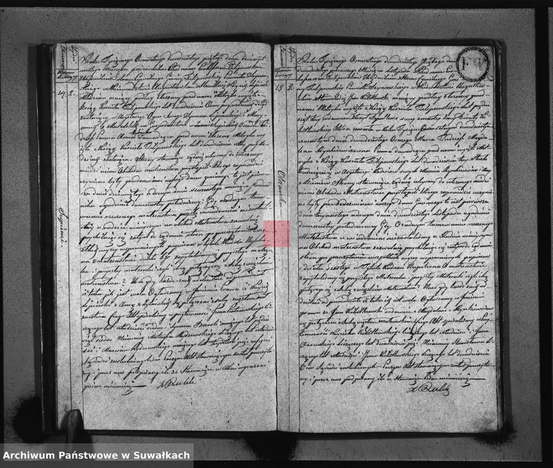 image.from.unit.number "Akta Zaślubionych Gminy Filipowskiey od dnia 1-go Stycznia aż do ostatniego grudnia 1825 Roku"