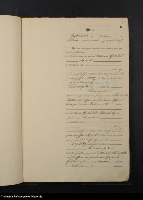 image.from.unit.number "Heiraths-Haupt-Register Nr 1 - 61"