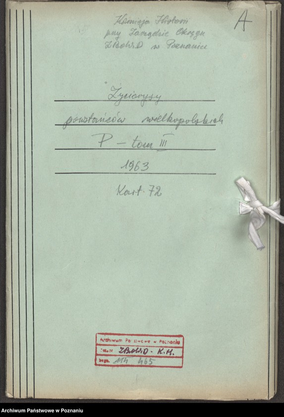 Obraz 6 z jednostki "Życiorysy powstańców wielkopolskich: P - tom lll /Pawłowski Marian - Pielak Michał/."
