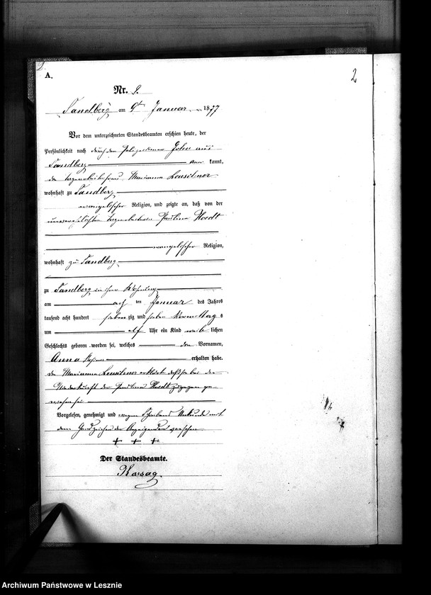 Obraz z jednostki "[Księga urodzeń]"