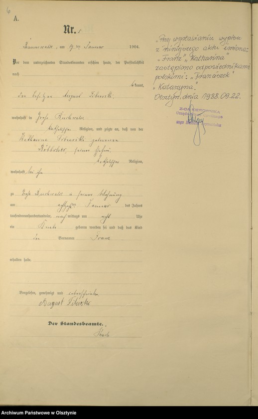 image.from.unit.number "Geburts-Haupt-Register Nr 1 - 72"