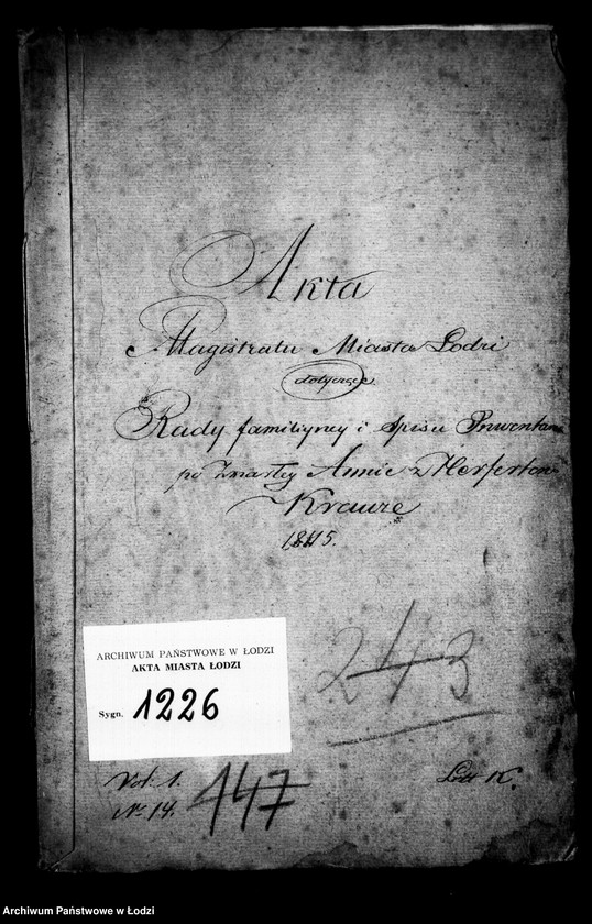 Obraz 4 z jednostki "Akta tyczące się ustanowienia rady familijnej i spisu inwentarza po zmarłej Annie z Kerfertów Krauze"