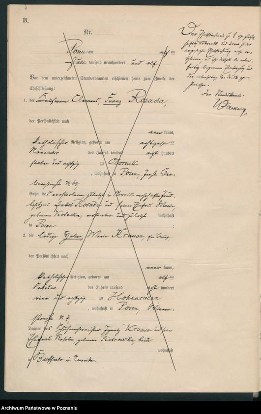Obraz 5 z jednostki "Księga miejscowa małżeństw tom II [Rejestr główny małżeństw]"