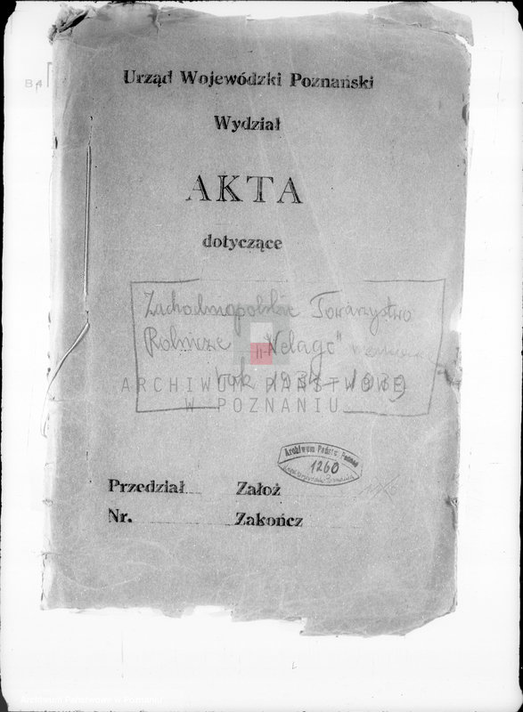 Obraz 4 z jednostki "/Zachodnio-Polskie Towarzystwo Rolnicze/ Westpolnische Landwirtschaftliche Gesellschaft"