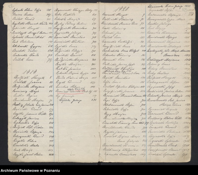 Obraz 16 z jednostki "Indeks urodzeń"