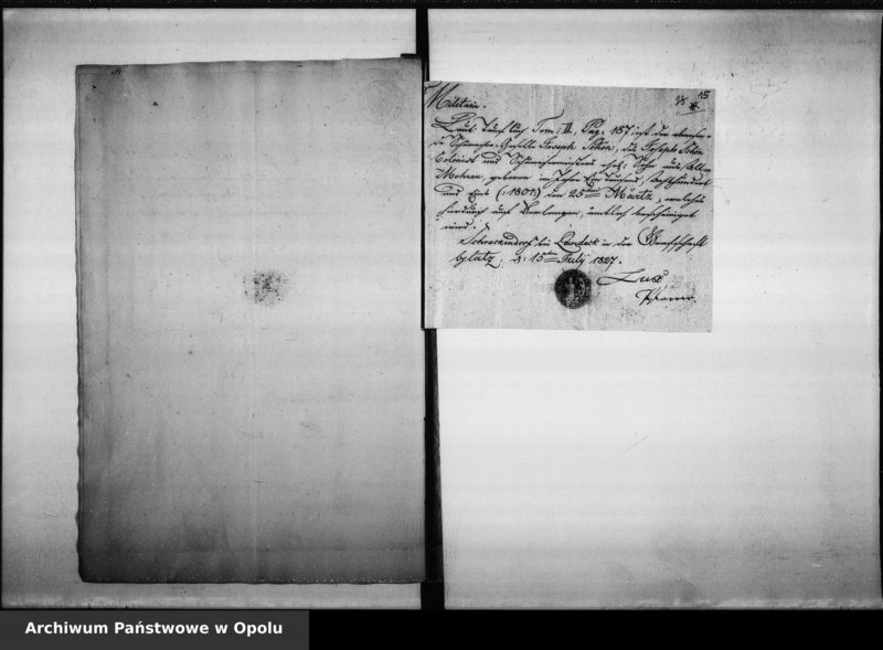 Obraz 15 z jednostki "Acta von Annahme und Vereidung der neuen Bürger bei der Stadt Oppeln"