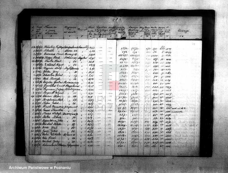 Obraz 16 z jednostki "Zestawienie podań dłużników rentowych o ulgi z art. 16/Dz.U.R.P. poz. 842/34"