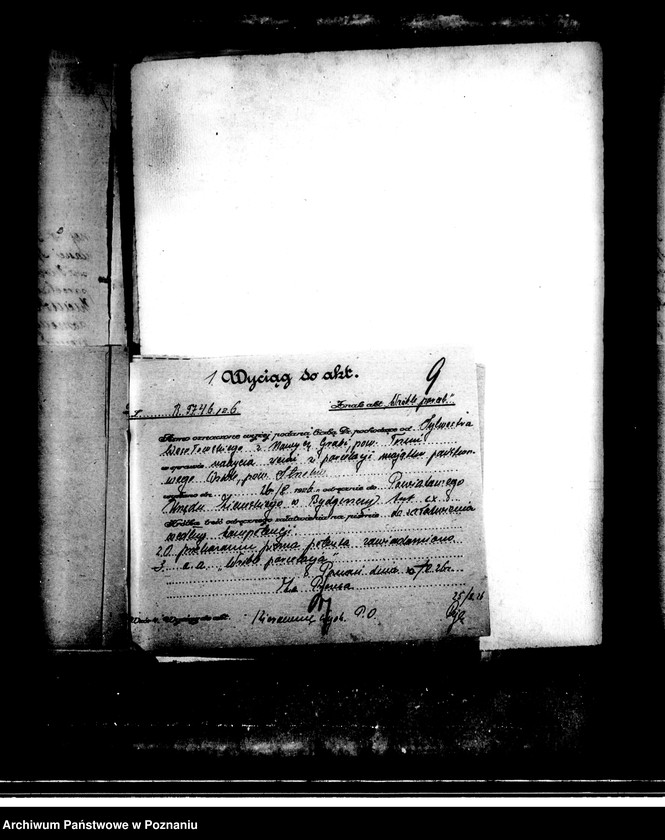 Obraz 13 z jednostki "Majątek Wróbel powiatu mogileńskiego parcelacja"