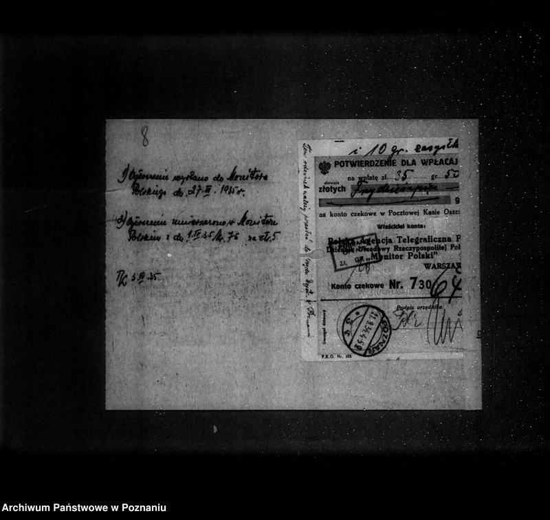 Obraz 12 z jednostki "/Towarzystwo Gimnastyczne Sokół Poznań IV św. Łazarz w Poznaniu - rejestracja/"