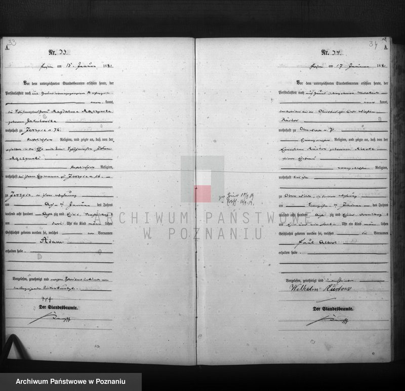 Obraz 19 z jednostki "Księga urodzeń"