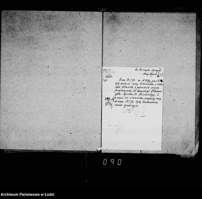 Obraz 20 z jednostki "Akta dotyczące synagogi przy ul. Wolborskiej nr 20"