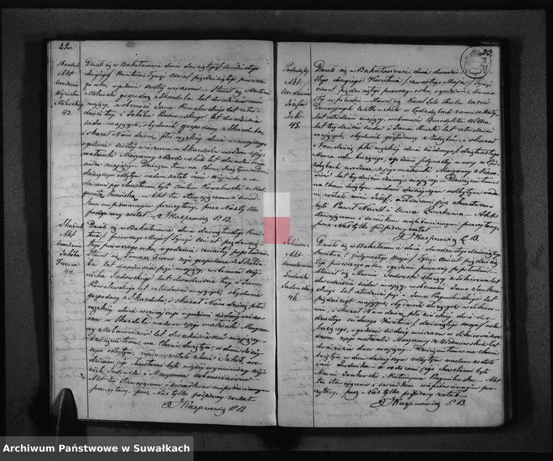 image.from.unit.number "Księga Duplikat służąca do zapisywania Aktów Urodzonych, Zaślubionych i Umarłych na rok 1851 Parafii Bakałarzewskiej"