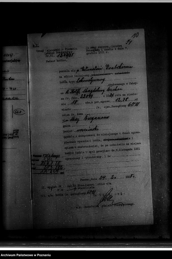 Obraz 14 z jednostki "Majątek Bieganowo powiat wrzesiński własność E. Grabskiego nr woj. kotła 6081"