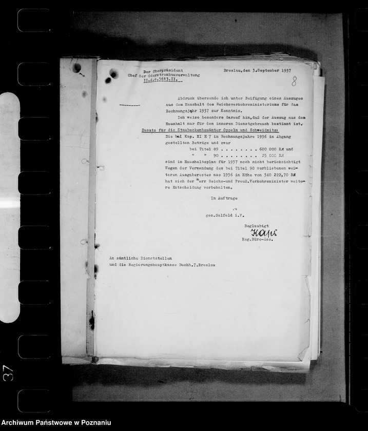 Obraz 12 z jednostki "Auszüge aus Haushaltsplänen, Kassenanschläge, Kassenabschlüsse etc."