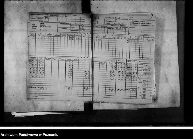 Obraz 9 z jednostki "Bewerbungen um Anstellung (oraz karty wynagrodzeń, m.in. Landratów)"