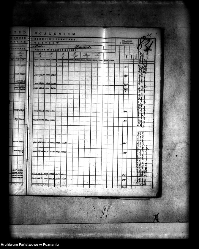 Obraz 14 z jednostki "Szczegółowy rejestr pomiarowo-szacunkowy wsi Spławie powiatu konińskiego przed scaleniem"