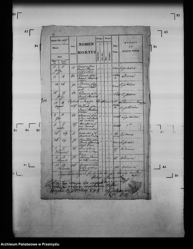 Obraz 16 z jednostki "[Kopie ksiąg metrykalnych parafii Królowa Ruska z filią Bogusza (dekanat Grybów)]"