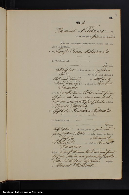 image.from.unit.number "Heiraths-Neben-Register Nr 1 - 15"