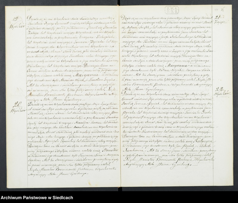 Obraz 9 z jednostki "Akta urodzeń, małżeństw, zgonów"