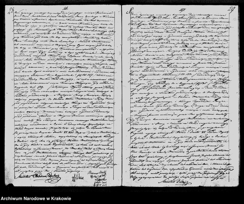 image.from.unit.number "FREDERYK AUGUST z Bozey Łaski Król Saski Xiąże Warszawski. Księga I Akt Stanu Cywilnego Gminy Osób Wyznania Moyzesowego w Kazmierzu przy Krakowie zamieszkałych Obeymująca Akta Małżenstw z Roku 1813"