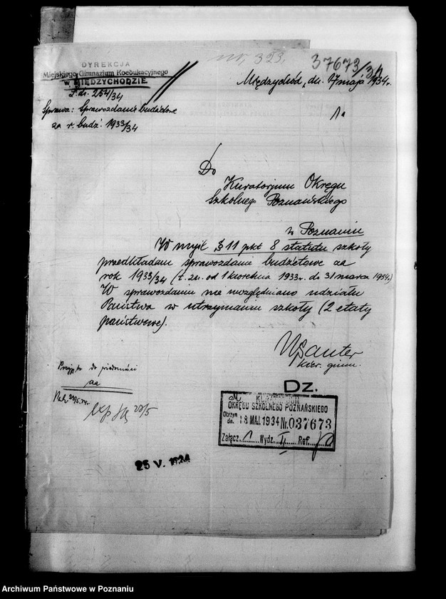 Obraz 4 z jednostki "Męskie Gimnazjum Koedukacyjne- Międzychód"