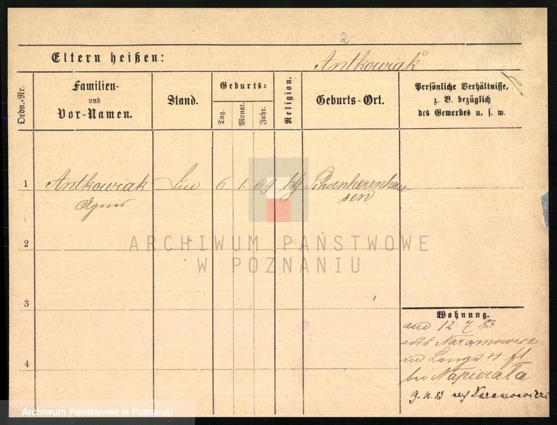 Obraz 4 z jednostki "Antkowiak (samotne kobiety) - Anzuhn"