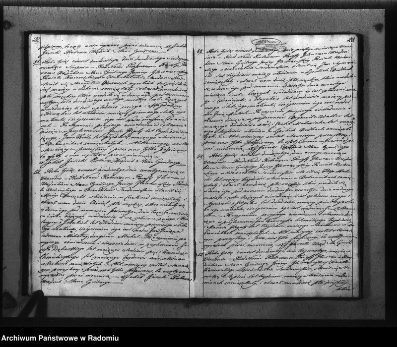 image.from.unit.number "Księga akt cywilnych gminy Głowaczew na rok 1820"