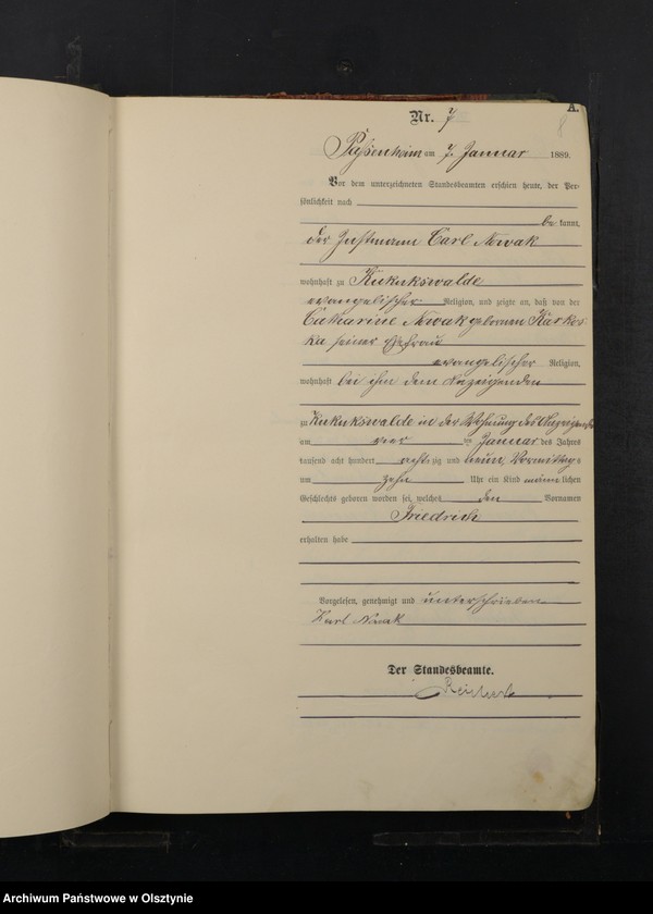 image.from.unit.number "Geburts-Haupt-Register Nr 1 - 260"