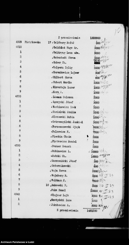 Obraz 13 z jednostki "Rejestr poborczy"