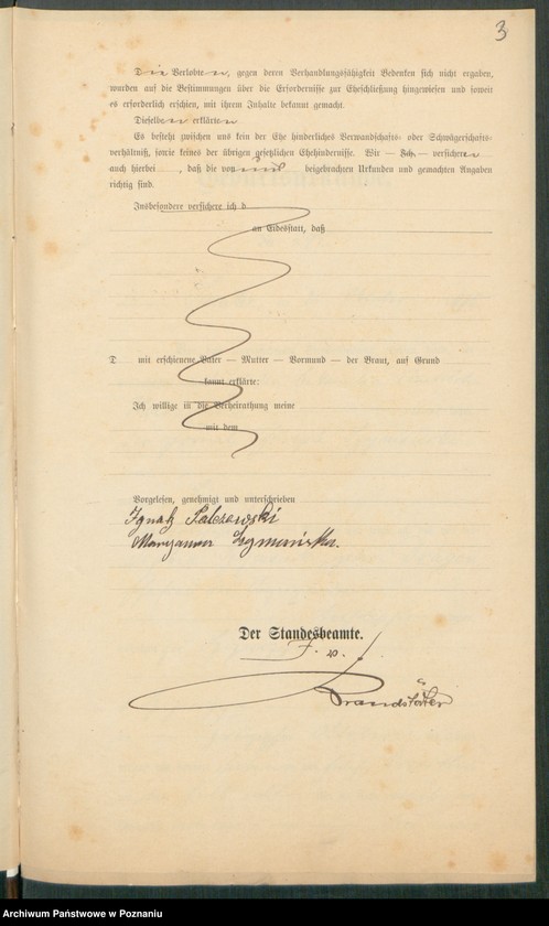 Obraz 5 z jednostki "[Dokumenty dostarczone przez narzeczonych do zawarcia związku małżeńskiego za 1902 rok. Tom IX]"