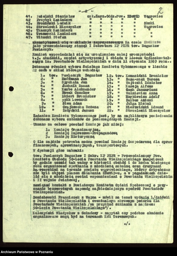 Obraz 11 z jednostki "50 rocznica powstania wielkopolskiego."