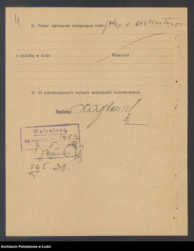 Obraz 6 z jednostki "Kiwa Herszek Eiger – sprzedaż artykułów technicznych"