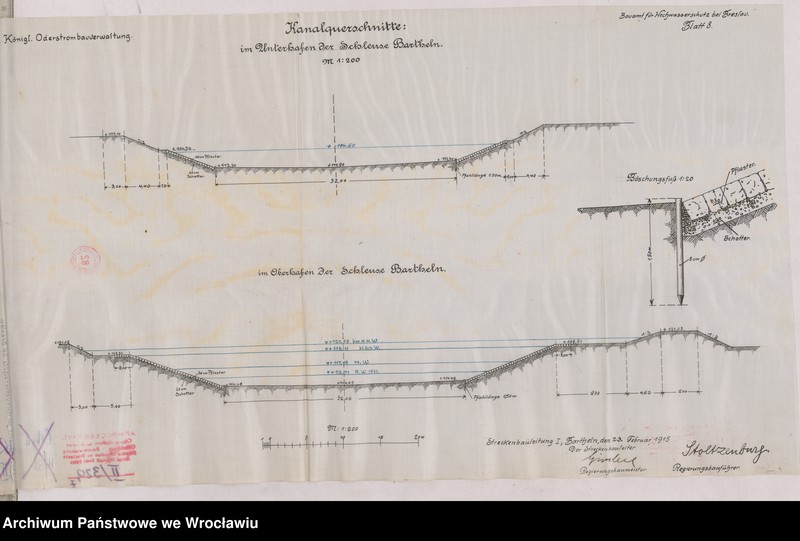 image.from.unit.number "Kostenanschlag für den verbesserten Ausbau der Vorhäen der Schleppzugschleuse Bartheln"