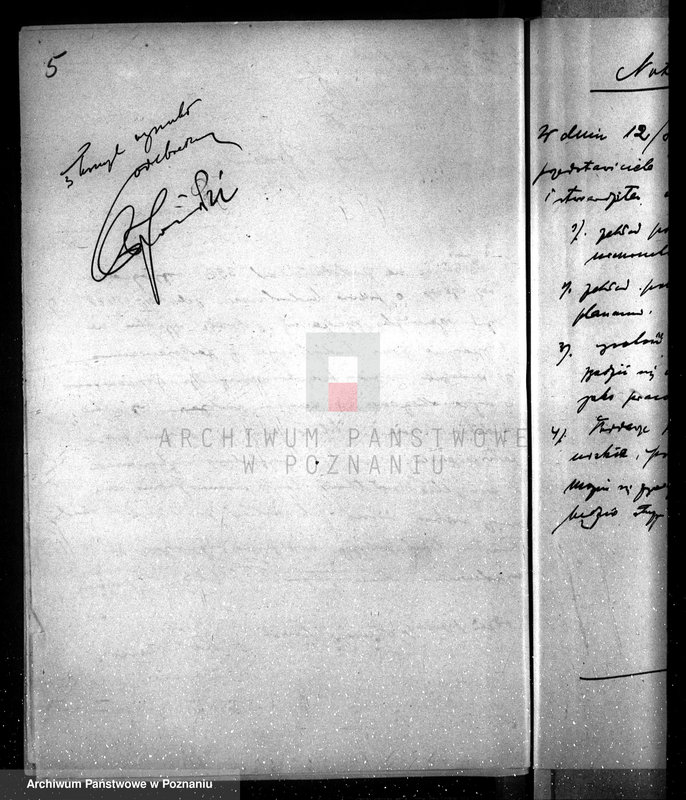 Obraz 9 z jednostki "Zatwierdzenie zakładu przemysłowego / Rozbudowa Rzeźni Miejskiej, - oddział konserw miejskich Zarząd Miejski w Kościanie"