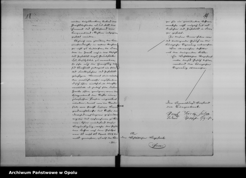 Obraz 18 z jednostki "Acta des Magistrats zu Oppeln betreffend die Hiesige Bürgerbank später benannt Hilfs - Darlehns - Kasse für selbständige Gewerbetreibende de Anno 1848 - 66"