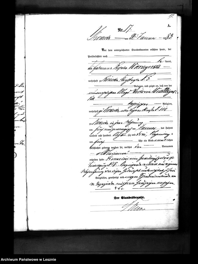 Obraz 20 z jednostki "[Księga urodzeń]"