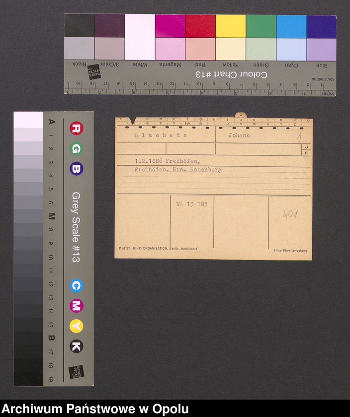 Obraz 3 z jednostki "[Blacheta Johann, ur. 1.2.1886 Freihöfen]"