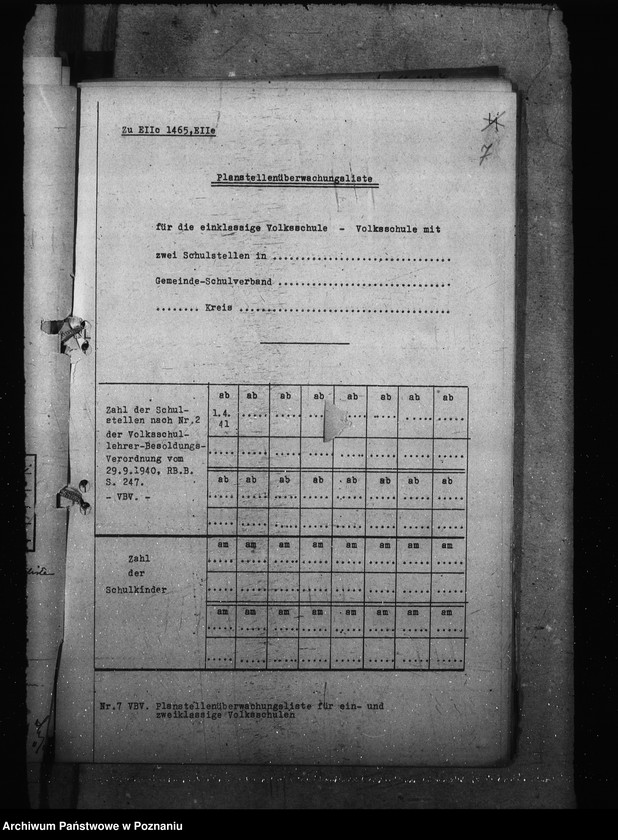 Obraz 11 z jednostki "Planstellenüberwachungslisten"