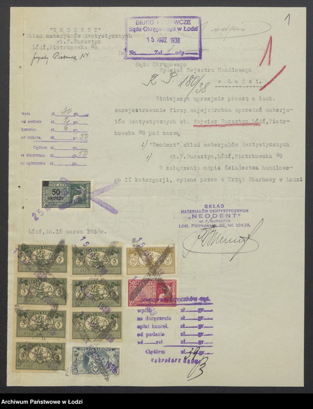 Obraz 3 z jednostki "Neodent- Fajwisz Bursztyn- skład materiałów dentystycznych"