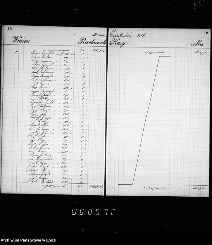 Obraz 16 z jednostki "Księga kasowa"